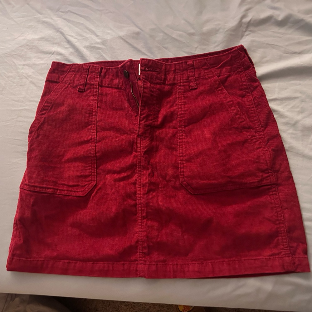 Old Navy Red Mini Skirt